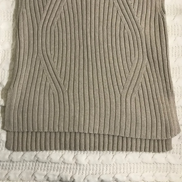 NWOT Zara Ribbed Knit Sleeveless Sweater Vest - Picture 3 of 4